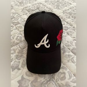 Culture Kings New Era Atlanta Braves 'Rose Emblem' 9FORTY A-Frame Snapback